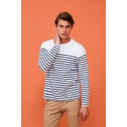 Футболка мужская с длинным рукавом Matelot LSL Men, белая с синим арт. 03099904