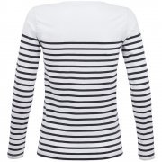 Футболка женская с длинным рукавом Matelot LSL Women, белая с синим арт. 03100904