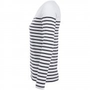 Футболка женская с длинным рукавом Matelot LSL Women, белая с синим арт. 03100904