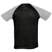 Футболка мужская двухцветная FUNKY 150, черная с серым меланжем арт. 11190970