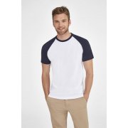 Футболка мужская двухцветная FUNKY 150, черная с серым меланжем арт. 11190970