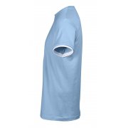 Футболка мужская с контрастной отделкой MADISON 170, голубой/белый арт. 1834.14