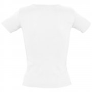 Футболка женская LADY 220 с V-обр. вырезом, белая арт. 1874.60