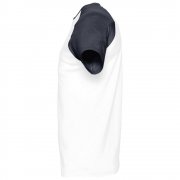 Футболка мужская двухцветная FUNKY 150, белая с темно-синим арт. 1890.64