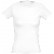 Футболка стретч женская MIAMI 170 белая