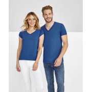 Футболка мужская MASTER 150 с глубоким V-обр. вырезом, белая арт. 4796.60