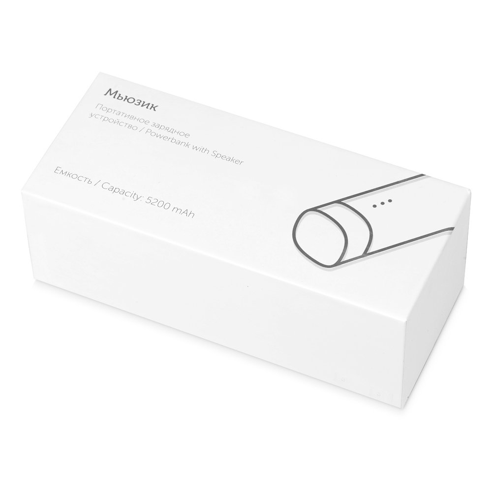 Внешний аккумулятор «Мьюзик», 5200 mAh арт. 392590 Внешний аккумулятор «Мьюзик», 5200 mAh арт. 392590