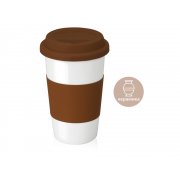 Кружка «Нью-Йорк»  с силиконовой крышкой и манжетой арт. 872839