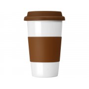 Кружка «Нью-Йорк» с силиконовой крышкой и манжетой