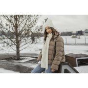 Шапка Nordkyn, молочно-белая арт. 10450.60 Шапка Nordkyn, молочно-белая арт. 10450.60