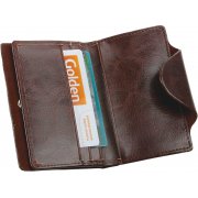 Набор «Галеон»: портмоне, визитница, лупа, ручка шариковая