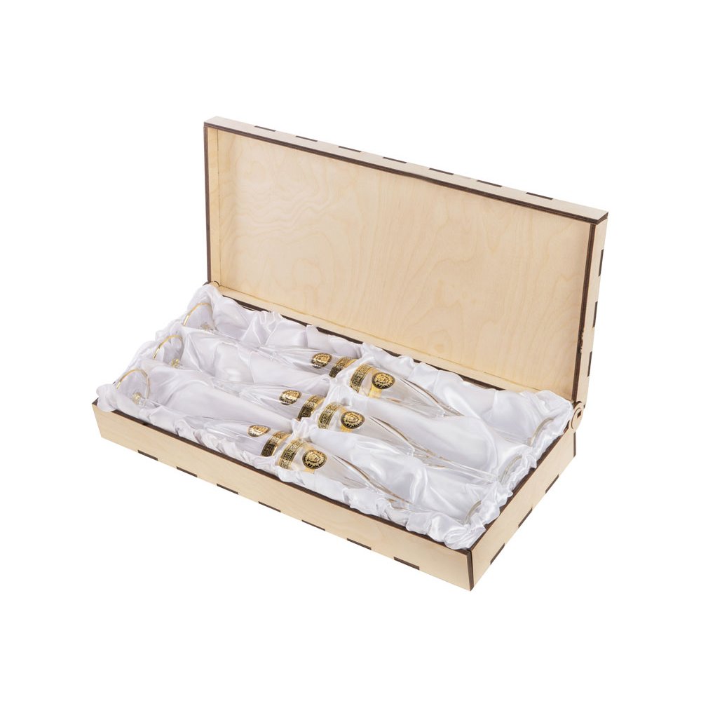 Набор бокалов для шампанского «Сила льва» арт. 685026 Набор бокалов для шампанского «Сила льва» арт. 685026