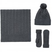 Шарф Heat Trick, темно-серый меланж арт. 12876.13