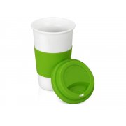 Кружка «Нью-Йорк» с силиконовой крышкой и манжетой