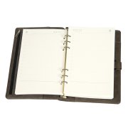 Ежедневник недатированный Coach, B5, коричневый, кремовый блок, подарочная коробка Коричневый арт. 24735/14