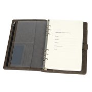 Ежедневник недатированный Coach, B5, коричневый, кремовый блок, подарочная коробка Коричневый арт. 24735/14