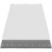 Скребок с водосгоном Snowie, белый