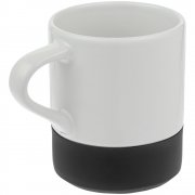 Кружка с силиконовой подставкой Protege, черная арт. 12892.30 Кружка с силиконовой подставкой Protege, черная арт. 12892.30