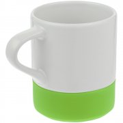 Кружка с силиконовой подставкой Protege, зеленое яблоко арт. 12892.91 Кружка с силиконовой подставкой Protege, зеленое яблоко арт. 12892.91