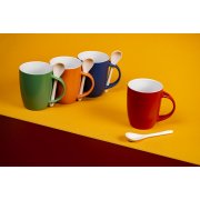 Кружка с ложкой Cheer Up ver.2, зеленая арт. 14665.90 Кружка с ложкой Cheer Up ver.2, зеленая арт. 14665.90