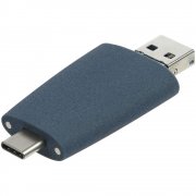 Флешка Pebble Universal, USB 3.0, серо-синяя, 32 Гб арт. 15810.42 Флешка Pebble Universal, USB 3.0, серо-синяя, 32 Гб арт. 15810.42