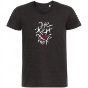 Футболка «Нежен», черный меланж арт. 70647.12 Футболка «Нежен», черный меланж арт. 70647.12