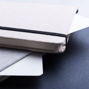 Блокнот TELMAK, A5, хлопок Черный арт. 346159/35