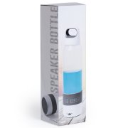 Бутылка для воды PADOW с bluetooth колонкой, 500 мл, пластик серый арт. 345819 Бутылка для воды PADOW с bluetooth колонкой, 500 мл, пластик серый арт. 345819