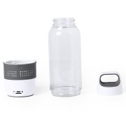 Бутылка для воды PADOW с bluetooth колонкой, 500 мл, пластик серый арт. 345819 Бутылка для воды PADOW с bluetooth колонкой, 500 мл, пластик серый арт. 345819