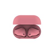 Наушники беспроводные с зарядным боксом TWS AIR SOFT, цвет розовый Розовый