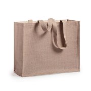 Большая сумка для покупок ROTIN из джута и хлопка Бежевый