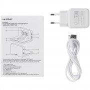 Часы настольные с беспроводным зарядным устройством Pitstop, белые арт. 11879.60