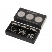 Набор из 3 металлических головоломок в мешочках «Enigma»