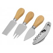 Набор для сыра и вина со стеклянной крышкой «Rendezvous»