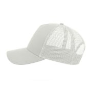 Бейсболка RAPPER COTTON, 5 клиньев, пластиковая застежка Белый