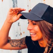 Бейсболка RAPPER COTTON, 5 клиньев, пластиковая застежка Белый