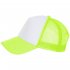 Бейсболка BUBBLE, желтый неон с белым
