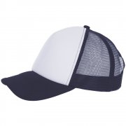 Бейсболка BUBBLE, темно-синяя с белым арт. 01668989TUN