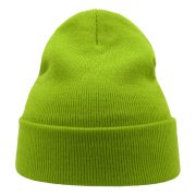 Шапка вязаная двойная Wind с отворотом Зеленый
