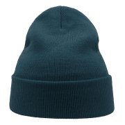 Шапка вязаная двойная Wind с отворотом Синий