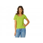 Футболка "Heavy Super Club" женская с V-образным вырезом