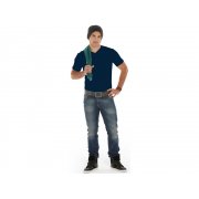 Футболка "Heavy Super Club" мужская с V-образным вырезом