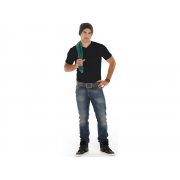 Футболка "Heavy Super Club" мужская с V-образным вырезом