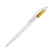 Ручка шариковая "Dallas", белая/желтая# белый с желтым