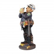 Скульптура "Полицейский" синий