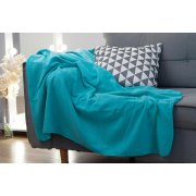 Плед "Байкал" бирюзовый