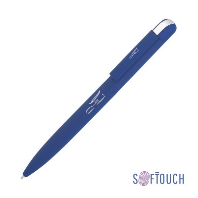 Ручка шариковая "Jupiter", покрытие soft touch темно-синий