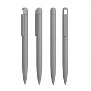 Ручка шариковая "Jupiter", покрытие soft touch серый