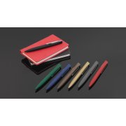 Ручка шариковая "Mercury", покрытие soft touch темно-синий