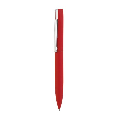 Ручка шариковая "Mercury", покрытие soft touch красный